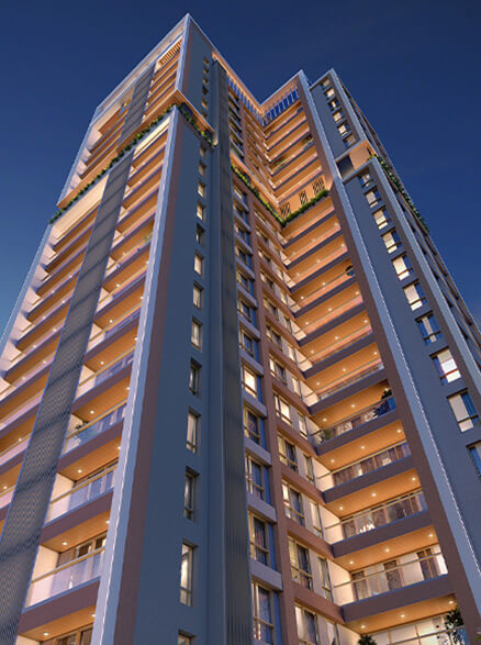 Interior view of a 3, 3.5 and 4 bed residence at Altus Grande