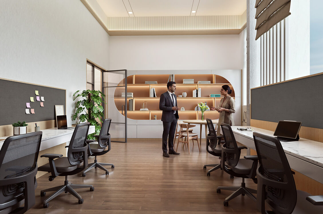 Co-working room at Altus Grande